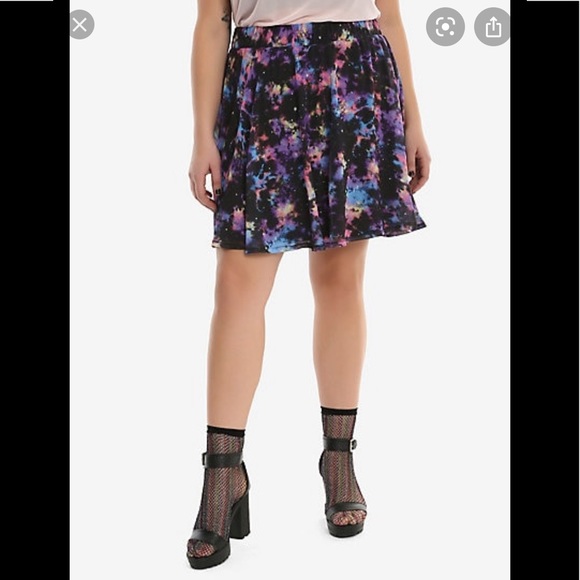 plus size galaxy skirt